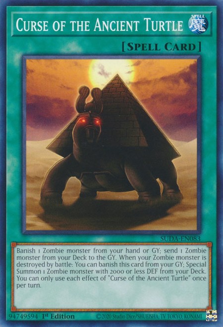 Curse of the Ancient Turtle - SUDA-EN083 - Common - Duelshop