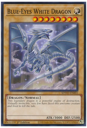 Blue-Eyes White Dragon - SDWD-EN003 (Movie Pack) - Common