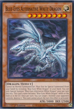 Blue-Eyes Alternative White Dragon - SDWD-EN005 - Common
