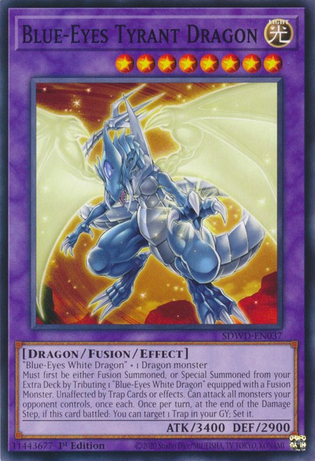Blue-Eyes Tyrant Dragon - SDWD-EN037 - Common - Duelshop
