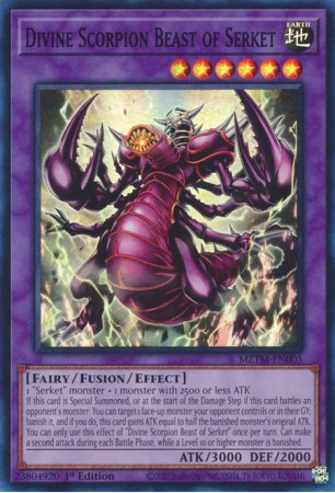 Divine Scorpion Beast of Serket - MZTM-EN005 - Super Rare