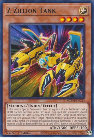 Z-Zillion Tank - MZTM-EN020 - Rare