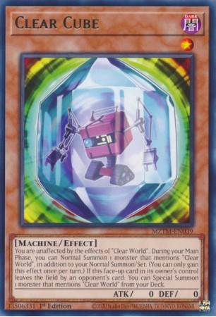 Clear Cube - MZTM-EN039 - Rare