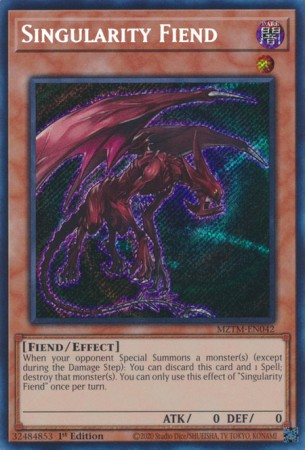 Singularity Fiend - MZTM-EN042 - Secret Rare