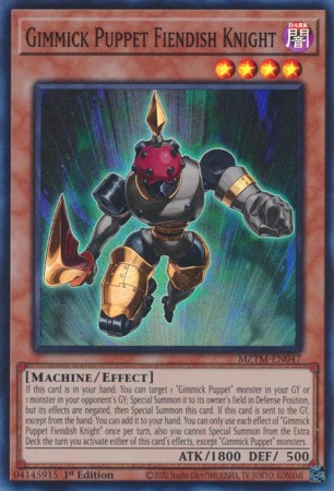 Gimmick Puppet Fiendish Knight - MZTM-EN047 - Super Rare