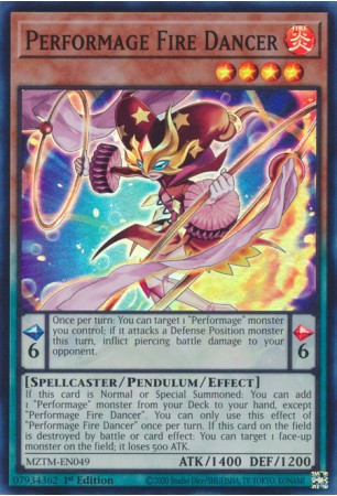 Performage Fire Dancer - MZTM-EN049 - Super Rare