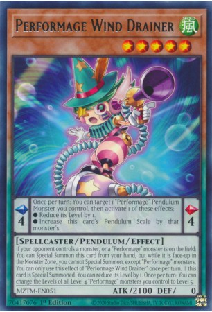 Performage Wind Drainer - MZTM-EN051 - Rare