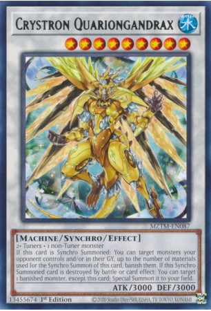 Crystron Quariongandrax - MZTM-EN087 - Rare