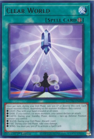 Clear World - MZTM-EN098 - Rare