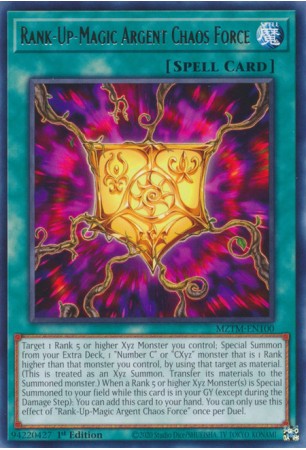 Rank-Up-Magic Argent Chaos Force - MZTM-EN100 - Rare