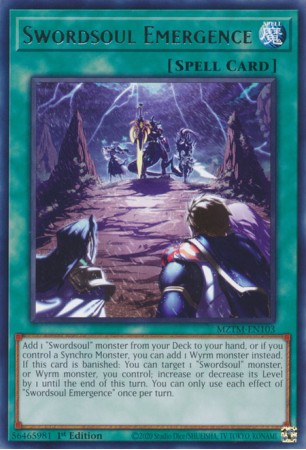 Swordsoul Emergence - MZTM-EN103 - Rare