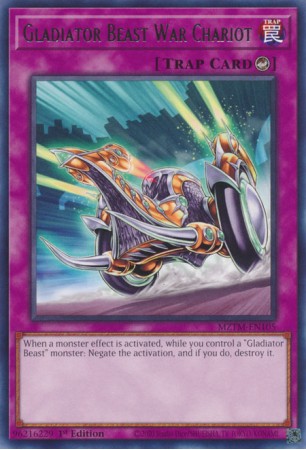 Gladiator Beast War Chariot - MZTM-EN105 - Rare