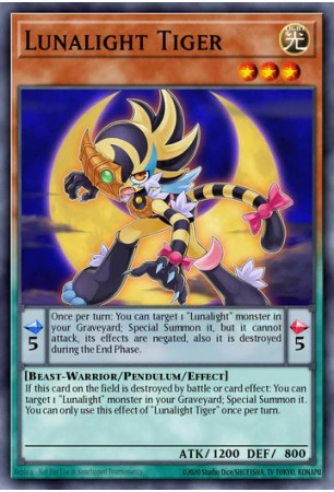 Lunalight Tiger - RA04-EN020 - Ultra Rare