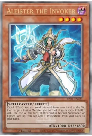Aleister the Invoker (alt. art) - RA04-EN024 - Secret Rare
