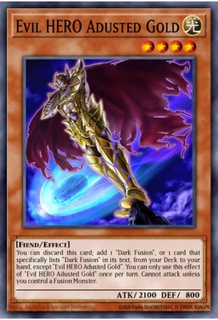 Evil HERO Adusted Gold - RA04-EN029 - Ultra Rare