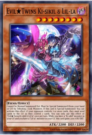 Evil★Twins Ki-sikil & Lil-la- RA04-EN037 - Ultra Rare