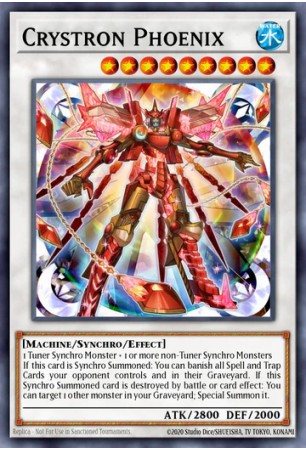 Crystron Phoenix - RA04-EN058 - Secret Rare