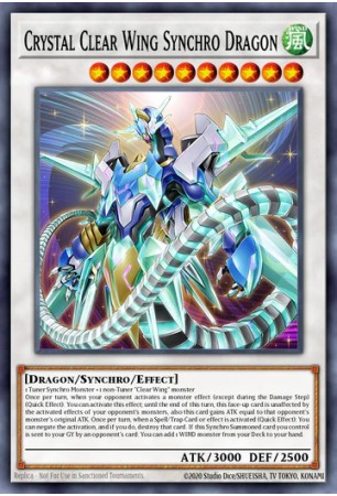 Crystal Clear Wing Synchro Dragon - RA04-EN059 - Secret Rare