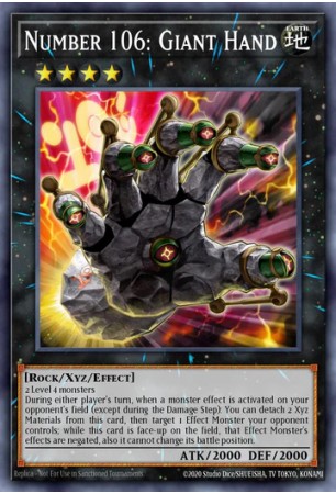 Number 106: Giant Hand - RA04-EN066 - Secret Rare