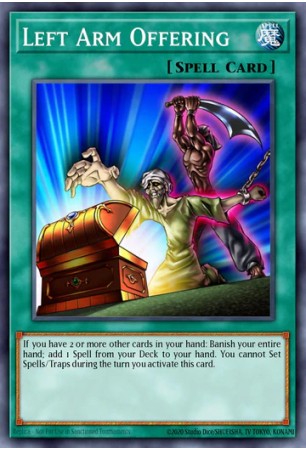 Left Arm Offering - RA04-EN086 - Secret Rare