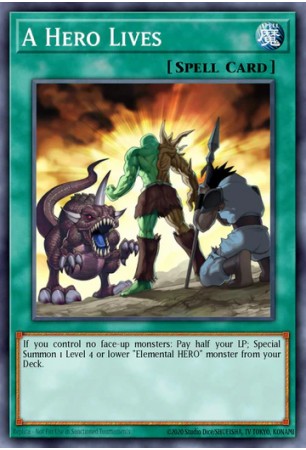A Hero Lives - RA04-EN087 - Secret Rare