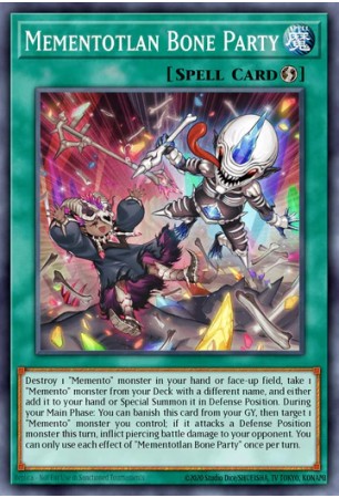 Mementotlan Bone Party - RA04-EN099 - Ultra Rare