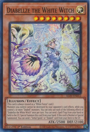 Diabellze the White Witch - ALIN-EN012 - Super Rare