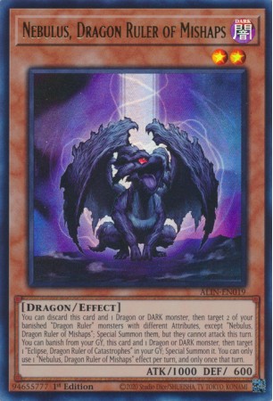Nebulus, Dragon Ruler of Mishaps - ALIN-EN019 - Ultra Rare