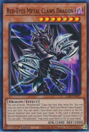 Red-Eyes Metal Claws Dragon - ALIN-EN025 - Super Rare