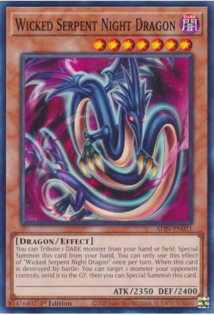 Wicked Serpent Night Dragon - ALIN-EN031 - Common