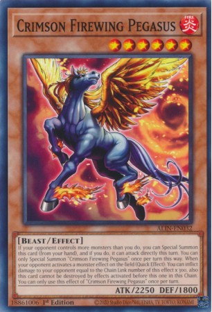 Crimson Firewing Pegasus - ALIN-EN032 - Common