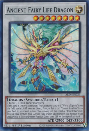 Ancient Fairy Life Dragon - ALIN-EN039 - Super Rare