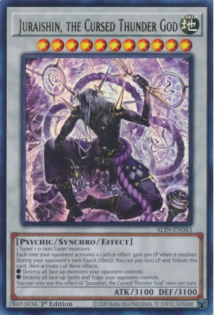 Juraishin, the Cursed Thunder God - ALIN-EN043 - Ultra Rare