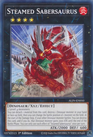 Steamed Sabersaurus - ALIN-EN050 - Common