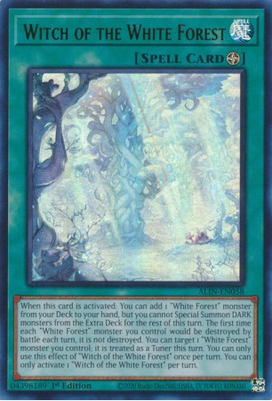 Witch of the White Forest - ALIN-EN058 - Ultra Rare
