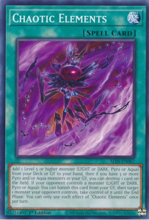 Chaotic Elements - ALIN-EN067 - Common