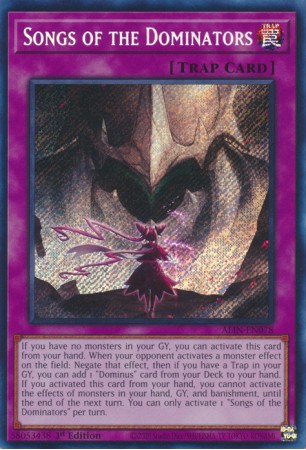 Songs of the Dominators - ALIN-EN078 - Secret Rare