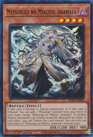 Mitsurugi no Mikoto, Aramasa - ALIN-EN090 - Super Rare
