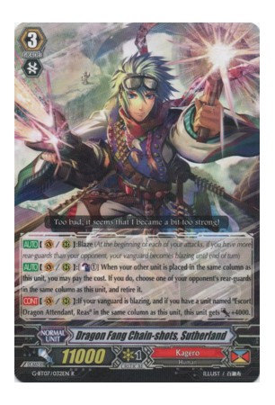 Dragon Fang Chain-shots, Sutherland - G-BT07/032EN - R