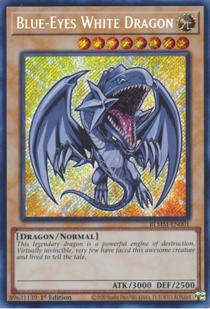 Blue-Eyes White Dragon - BLMM-EN001 - Secret Rare
