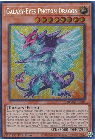 Galaxy-Eyes Photon Dragon - BLMM-EN007 - Secret Rare