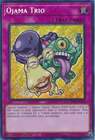 Ojama Trio - BLMM-EN010 - Secret Rare