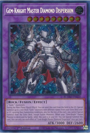 Gem-Knight Master Diamond Dispersion - BLMM-EN020 - Secret Rare