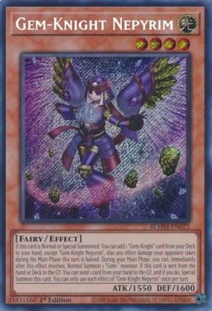 Gem-Knight Nepyrim - BLMM-EN021 - Secret Rare