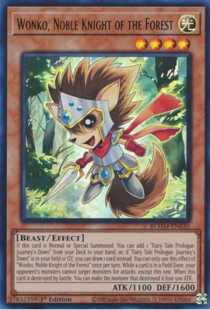 Wonko, Noble Knight of the Forest - BLMM-EN035 - Ultra Rare