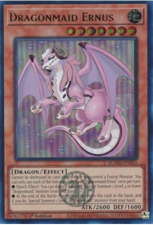 Dragonmaid Ernus - BLMM-EN055 - Ultra Rare