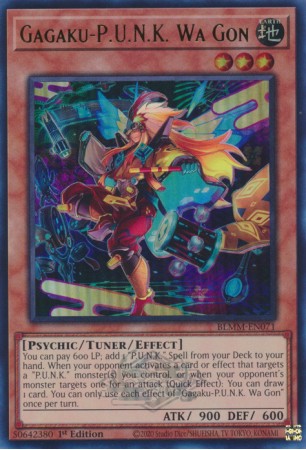 Gagaku-P.U.N.K. Wa Gon - BLMM-EN071 - Ultra Rare