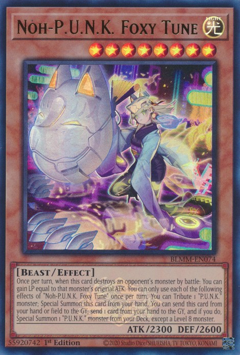 yuページ Noh-P.U.N.K. Foxy Tune - BLMM-EN074 - Ultra Rare - Duelshop