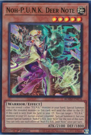 Noh-P.U.N.K. Deer Note - BLMM-EN076 - Ultra Rare