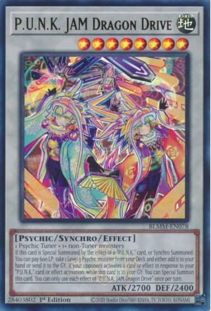 P.U.N.K. JAM Dragon Drive - BLMM-EN078 - Ultra Rare